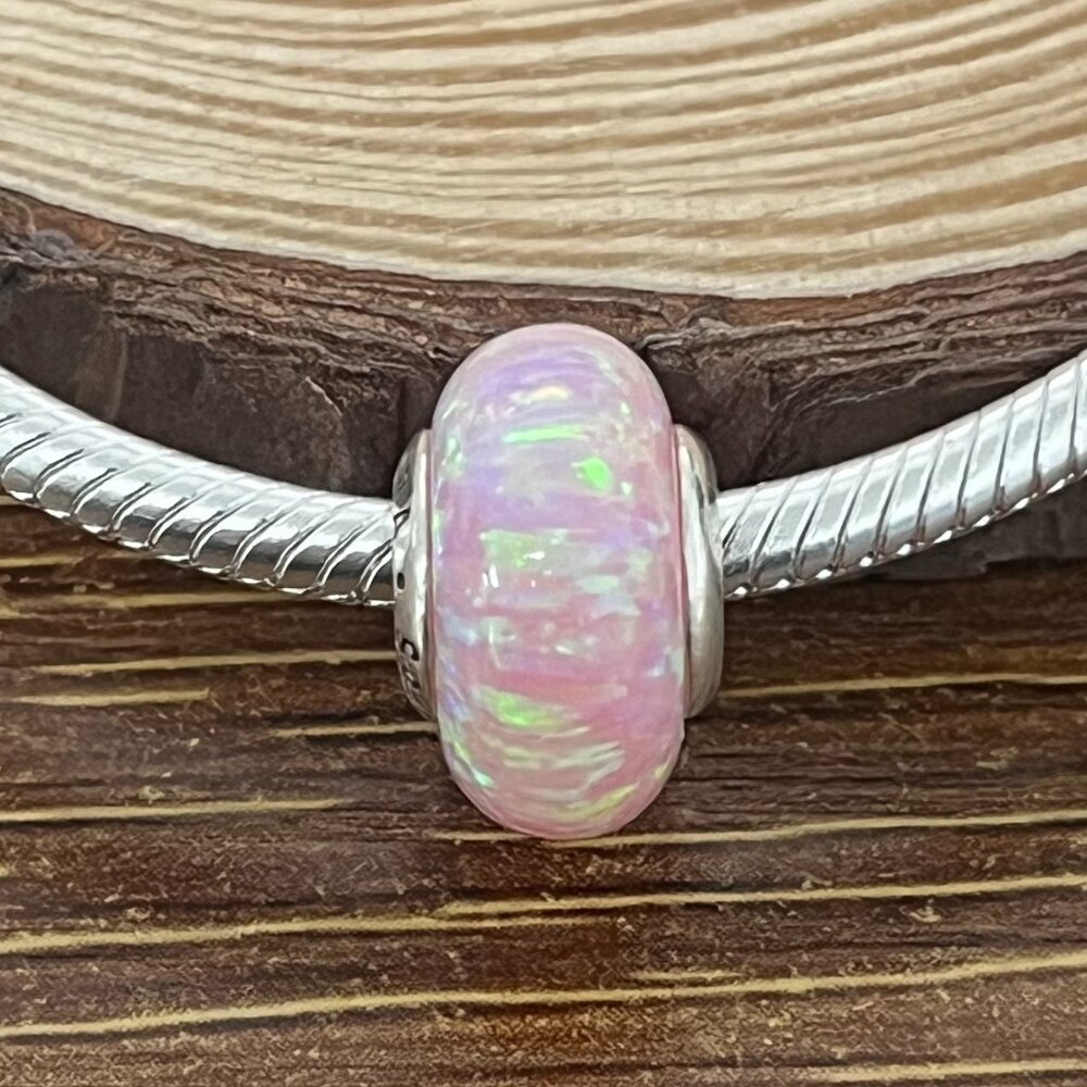 Pandora Opalescent Pink Charm